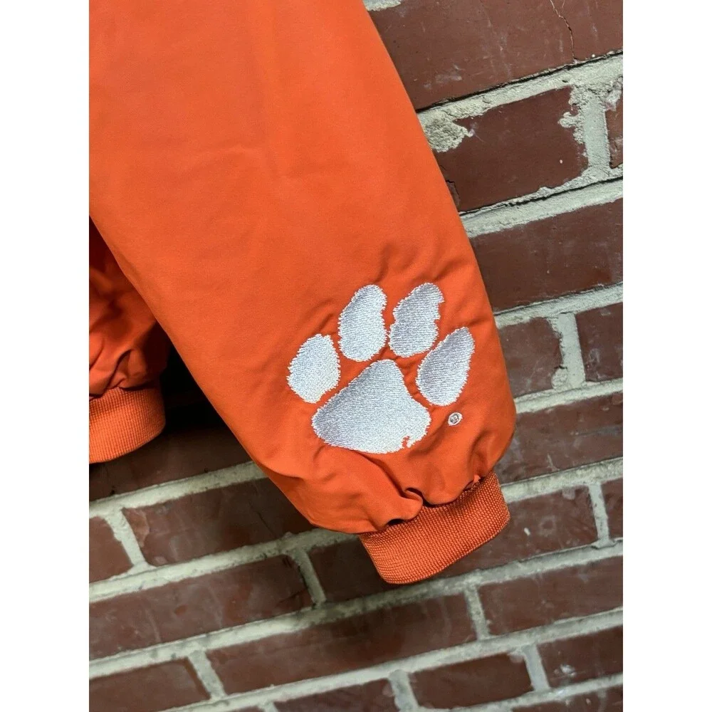 Clemson Tigers NCAA Colosseum Athletics Jacket Orange Zip Up Adult Large